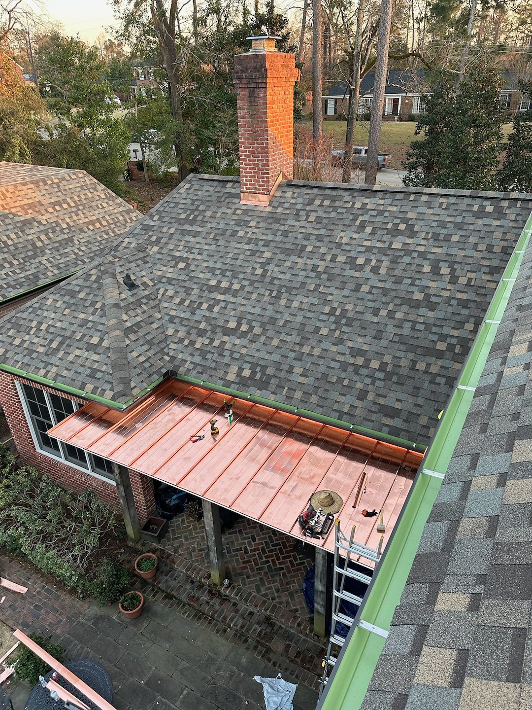 Custom Copper Brick Flashing Installation in Middle Georgia: Expert Craftsmanship for Longevity