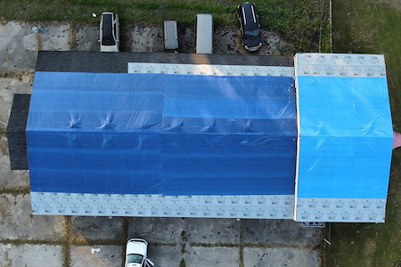 Emergency Roof Tarping & Temporary Leak Repairs